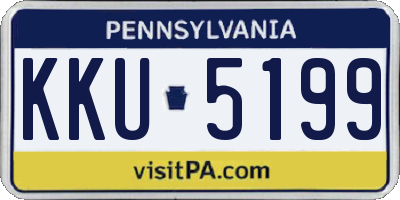 PA license plate KKU5199