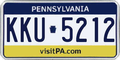 PA license plate KKU5212