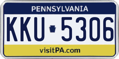 PA license plate KKU5306