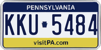 PA license plate KKU5484