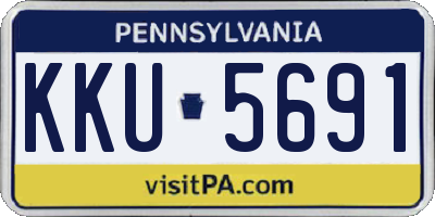 PA license plate KKU5691