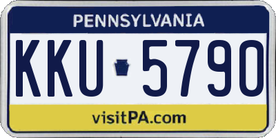 PA license plate KKU5790