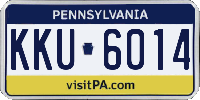 PA license plate KKU6014