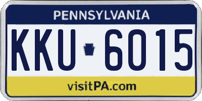 PA license plate KKU6015