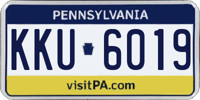 PA license plate KKU6019