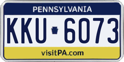 PA license plate KKU6073