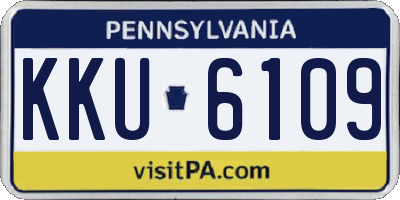 PA license plate KKU6109