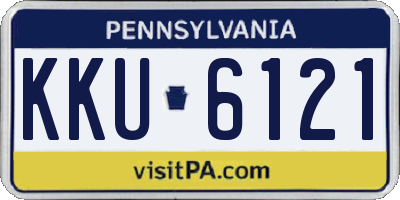 PA license plate KKU6121