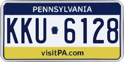 PA license plate KKU6128