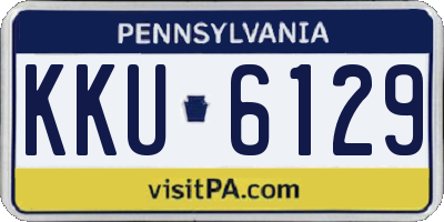 PA license plate KKU6129