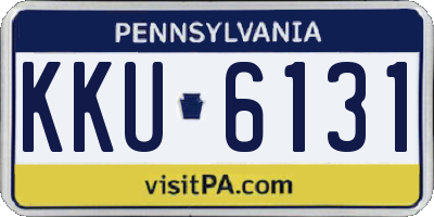 PA license plate KKU6131