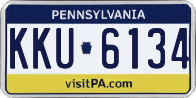 PA license plate KKU6134