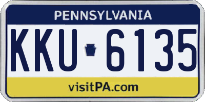 PA license plate KKU6135
