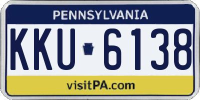 PA license plate KKU6138