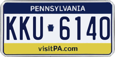 PA license plate KKU6140