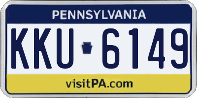 PA license plate KKU6149