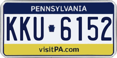 PA license plate KKU6152