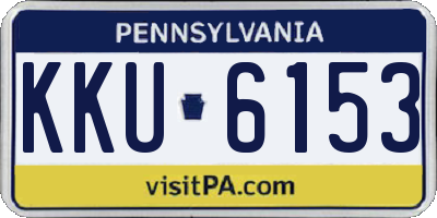 PA license plate KKU6153