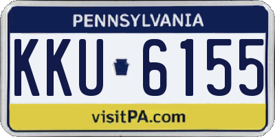 PA license plate KKU6155