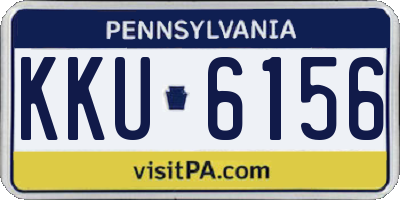 PA license plate KKU6156