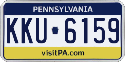 PA license plate KKU6159
