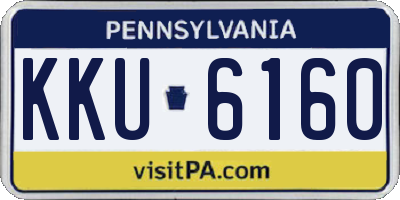PA license plate KKU6160