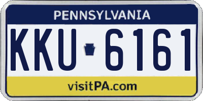 PA license plate KKU6161