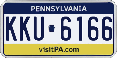 PA license plate KKU6166