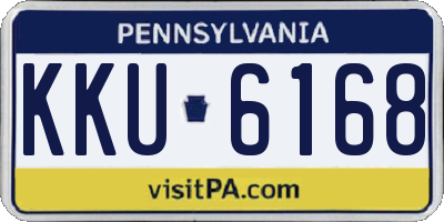 PA license plate KKU6168
