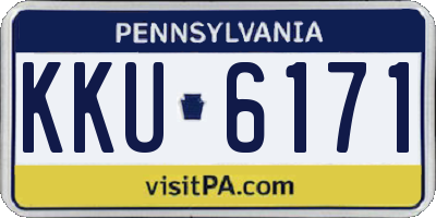 PA license plate KKU6171