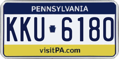 PA license plate KKU6180