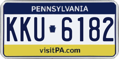 PA license plate KKU6182