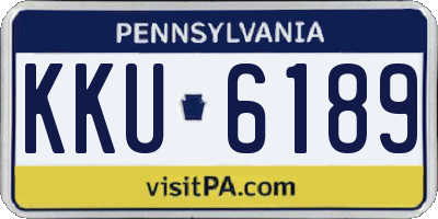 PA license plate KKU6189