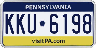 PA license plate KKU6198