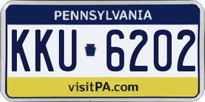 PA license plate KKU6202