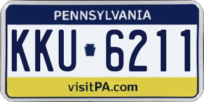 PA license plate KKU6211
