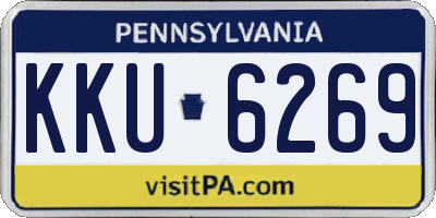 PA license plate KKU6269