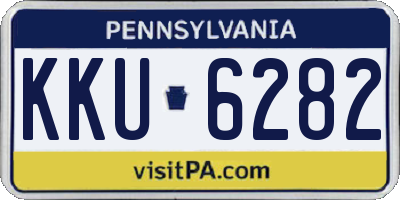 PA license plate KKU6282