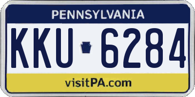PA license plate KKU6284