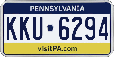 PA license plate KKU6294