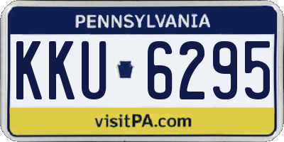 PA license plate KKU6295
