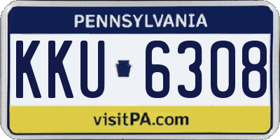 PA license plate KKU6308