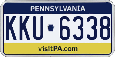 PA license plate KKU6338