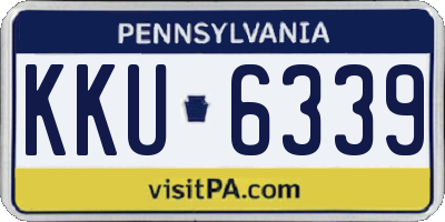 PA license plate KKU6339