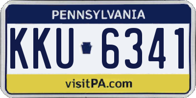 PA license plate KKU6341