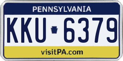 PA license plate KKU6379