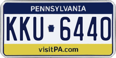 PA license plate KKU6440