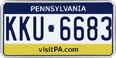 PA license plate KKU6683
