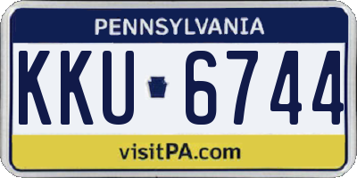 PA license plate KKU6744