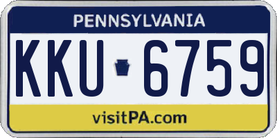PA license plate KKU6759